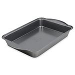 JOVOMA Non Stick Roasting Tin - Medium Carbon Steel Baking Tray for Roasting, Baking, and More