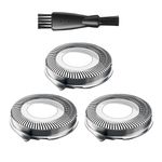 SH30 Replacement Heads Compatible with Shaver 2300 S1211/81, 3800 S3311/85, 3500 S3212/82, 2100 S1560/81, Series 3000 2000 1000 S738 Click and Style, 3Packs ComfortCut Shaving Heads, 1 Cleaning Brush