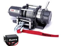 RUNVA EWX 4500U 12V Electric winch with steel rope (2072kg), Alloy Steel