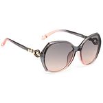 ROYAL SON Butterfly Polarization Uv Protection Women Sunglasses Black Lens - Chiwm00116-C3