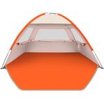 Gorich Beach Tent, Beach Shade Tent for 3/4-5/6-7/8-10 Person with UPF 50+ UV Protection, Portable Beach Tent Sun Shelter Canopy, Lightweight & Easy Setup Cabana Beach Tent