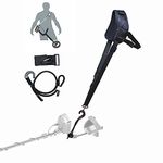 shrxy Metal Detector Generic accessories Detecting Strap Harness Sling for All Metal Detectors Load bearing Support Underground detector-BLACK