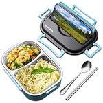 Lunch Container Bento Lunch Box for Adults - Meal Prep Containers Reusable Lunch Box with Compartments Adult Lunch Boxes for Men - Portable Food Warmer Lunch Box Containers Bento Box Adults Only