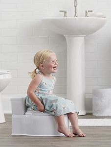Regalo 2-in-1 My Little Potty Training & Transition Potty, Grow with Me & On The Go, Bonus Kit, Flushing Sound, Removable Training Transition Potty Seat, Oversized Foam Soft Seat & Wipe Storage,White