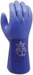SHOWA Atlas 660 Triple-Dipped PVC Coated Safety Work Glove with Cotton Liner, 12" Length, Medium (Pack of 12 Pairs)