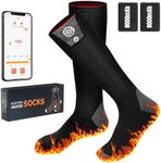 Heated Socks for Men Women, 8000mAh