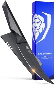 Dalstrong Fillet Knife - 6 inch - Shadow Black Series - Black Titanium Nitride Coated - High Carbon 7CR17MOV-X Vacuum Treated Steel - Meat, Boning Knife - Sheath - NSF Certified