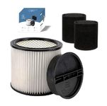 Replacement Filter For Shop Vac Filters 90304 90585 Wet Dry Shop Vac Filter - Perfect for Wet Dry vacuum cleaner Shop vac Filters 5 Gallon and above - Long