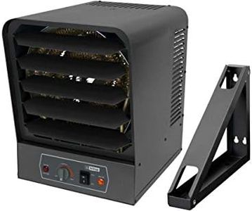 KING SKB2410-1-T-B Compact Heavy Duty Unit Heater w/Bracket + Thermostat, 10KW / 240V / 1-PH