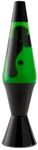 Spencer Gifts Black and Green Diamond Debossed Lava Lamp - 17 Inch| Diamond Debossed Design Base | Green Liquid | Black Wax | Home Décor | Lighting