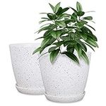 HOXHA Flower Pots, Plastic Planters