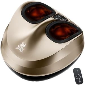 BOB AND BRAD Foot Massager Machine with Heat and Remote, Electric Foot Massager with 4 Modes