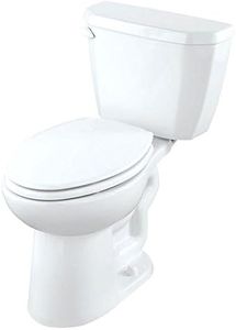 Gerber GHE21519 Viper 2 Piece High Efficiency Compact Elongated Toilet in White