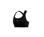 NIKE DX6817-010 W NK SWSH LGT SPT BRA Sports bra Women's BLACK/WHITE Size M