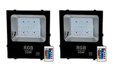 Flood Light With Remote Controls