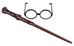 Harry Potter Accessories Set, Costume Wand and Glasses Kit by Disguise