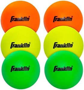 Franklin Sports Lacrosse Balls - Soft Rubber Lacrosse Balls for Kids - Perfect for Beginners & First Time Players - Softer & Smaller Construction Than Regulation Balls for Safe Play - Pack of 6