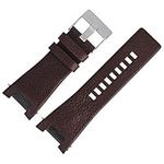 Diesel watch strap, 18 mm, leather, brown, DZ-4246