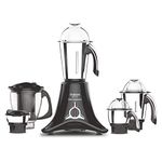 Vidiem Acrylonitrile Butadiene Styrene Mixer Grinder 518 A Vstar Premium 750Watt(Black)With 4 Leakproof Jars&1 Juicer Mixer Grinder|Self-Lock For Wet&Dry Spices,Chutneys&Curries|5 Years Warranty(750)