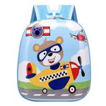 SYGA Children's School Bag Cartoon Backpack Oxford Kids Chest Multi-Purpose Baby Bag for 2-4 Years Kids (Airplane)