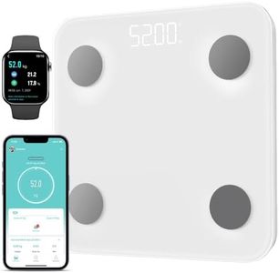 ZZR SEVEN Scale for Body Weight, Weight Scale, Bathroom Scale, Body Fat Scale, Smart Scale, Body Composition Analyzer, BMI Scale, Health Monitor Sync Apps 400lbs