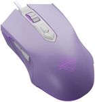 AJ52 Gaming Mouse Wired, 7 Programmable Buttons, Computer Mice with RGB LED Backlit, 500-2750 DPI Adjustable,for Windows/Mac OS/Linux (Purple)