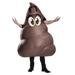 Bristol Novelty Inflatable Poop Adult's Fancy Dress Costume, Brown