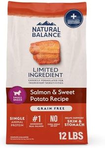 Natural Balance Limited Ingredient Adult Grain-Free Dry Dog Food, Salmon & Sweet Potato Recipe, 12 Pound (Pack of 1)
