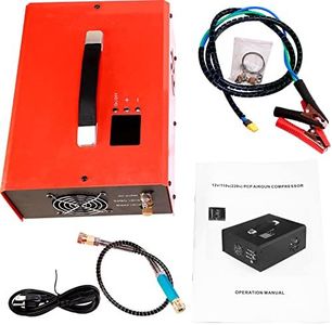 Orcair TA1 Digital Auto Stop PCP Air Compressor 12DC 110v AC Dual Application 4500psi 310bar Auto Shut Off PCP Compressor Oil And Water Free For Paintball Tank PCP Airgun And Mini Scuba Tank Refilling