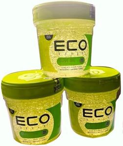 3 x Eco Styler olive oil styling gel, hair gel, 473 ml (total - 1.42 L)