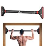 Sportneer Pull Up Bar: Strength Training Chin up Bar without Screws - Adjustable 29.5''-37'' Width Locking Mechanism Pull-up Bar for Doorway - Max Load 440lbs for Home Gym Upper Body Workout, Non-slip