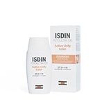 ISDIN Fotoultra 100 Active Unify Color Spf 50+ 50ml | Facial Sun Cream | Lightens and unifies skin tone