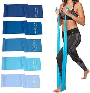 Lianjindun 5 Pcs Professional Resistance Bands. Latex-Free, Elastic Band, Work Out Bands, Stretch Bands for Working Out Women or Men, Exercise Bands Set for Physical Therapy, Yoga, Pilates