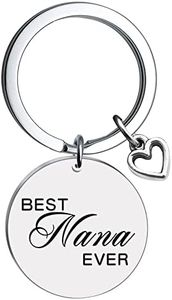 Best Nana Gifts Keychain for Grandmother Grandma Gifts from Grandchildren to Nana Christmas Presents for Nan Birthday Gifts for Granny Gifts from Grandkids