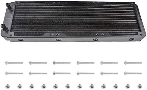 BXQINLENX 18 Pipe Aluminum Heat Exchanger Radiator for PC CPU CO2 Laser Water Cool System Computer 360mm(A)