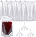 24 Pcs Plastic Flasks, 8 Oz Conceal