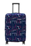 BIGWING Polyester Fabric Arrow Print Small Size 20' inch Protective Hard Luggage Trolley Bag Cover, Fits Only On Fiber - Plastic Trolley Bag