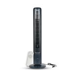 DECO Zephyr Indoor Tower Fan with Touch Remote (Dark Blue, 40 W) | 3 Wind Modes, 3 Speed Settings | Internal Oscillation, Large