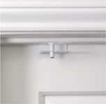 2 Pack - GlideLok Child Safety Door Top Lock Made of Durable Metal (Not Plastic Like Other Models) | for Babyproofing & Childproofing Interior/Exterior Doors | Adults Can Open Door from Both Sides