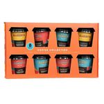 Instant Coffee Gift Set for Gifts - Flavoured Coffee of 8 Travel Takeout Coffee Cup 144g Gift Box with Topline Card. Great Christmas Gifts for Men, Womens Gifts, Dad Gift also Stocking Fillers