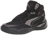 PUMA Men's Playmaker Pro Sneaker, Puma Black, 11