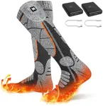 Heated Socks, MRAWARM 5V 6000mAh Re