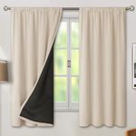 BGment Champagne Blackout Curtains 