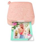 HP Sprocket 2x3 (5.1x7.5 cm) Instant Smartphone Photo Printer, Portable Color Wireless Mobile Printer, Zink Sticky-Back Photos, Print from App on Compatible iOS & Android Devices with Bluetooth, Pink