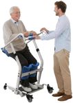 WHLICKS Upgraded Sit to Stand Patient Lift, One-Step Stand Assist Lift for Elderly,Lift Assist Transfer Device with Wheels, Home Care Use Transport Chair Stand Assist for Seniors, Adults & Disabled