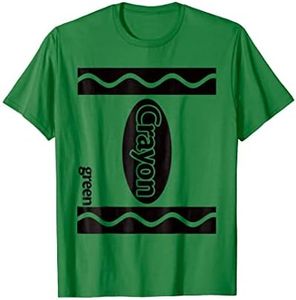 VidiAmazing Green Crayon Box Halloween Costume Couple Group T-Shirt ds644 T-Shirt