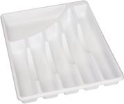 Sterilite Cutlery Tray - White 35.5 x 30 x 5cm