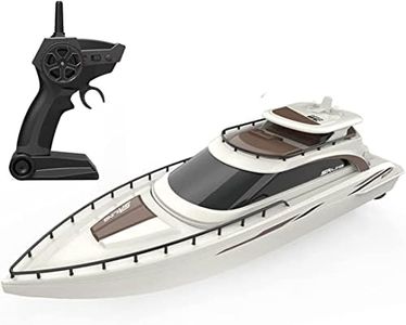 RC Boat Cruise 4 Channel Electric RC Boat 15 km/h Lake Pool Boy Adult Boat Model