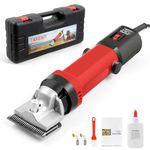 TAKEKIT Horse Clippers, 600W Professional Heavy Duty Horse Body Clippers, 6 Speeds Large Livestock Clippers for Body Clipping Horse Equine Cattle Pony Goat and Thick Coat Animals