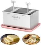 Tofu Press Stainless Steel Tofu Press & Paneer Maker - Cheese Press for Homemade Tofu, Paneer, Vegan Cheese - Heavy Duty with Adjustable Pressure for Firm or Extra Firm Tofu XL